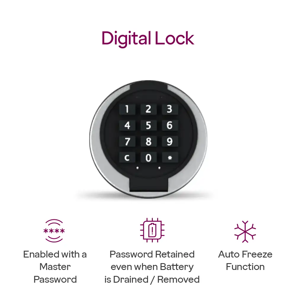 Godrej Matrix 1814-12 V7 (59L) EL Coffee Home Locker 